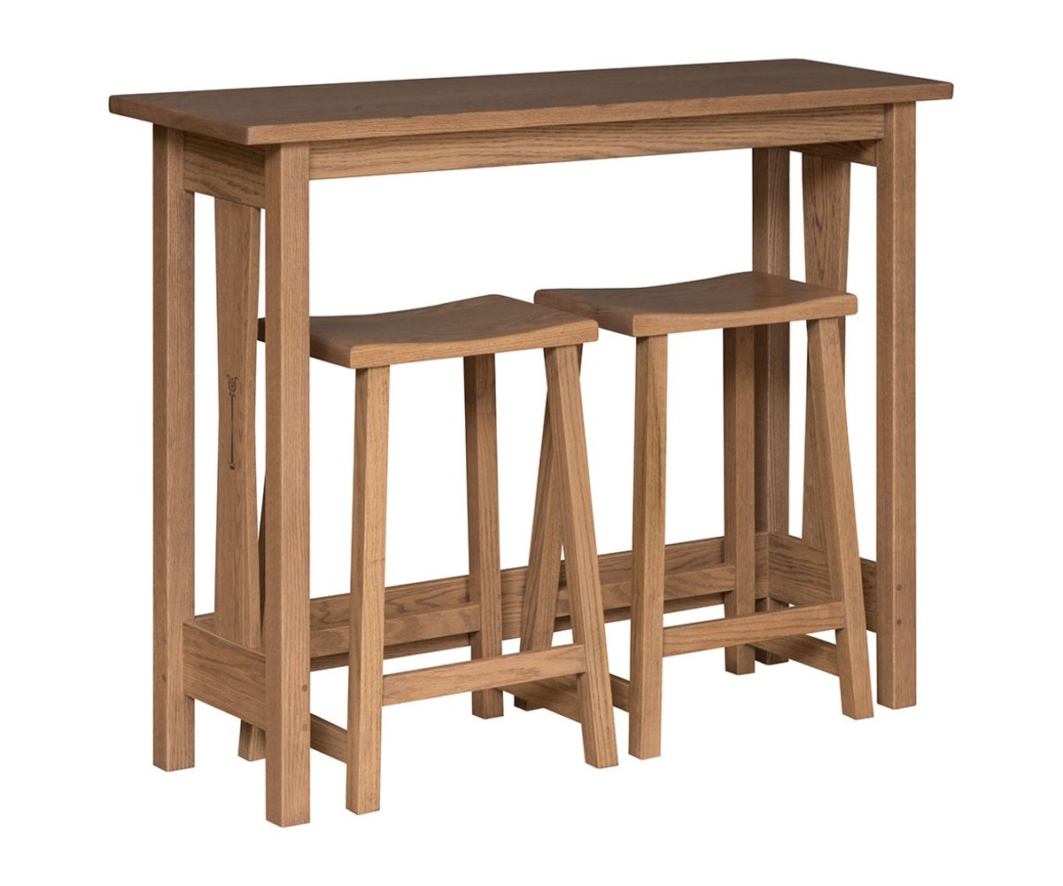 Signature Sofa Bar With Two Stools