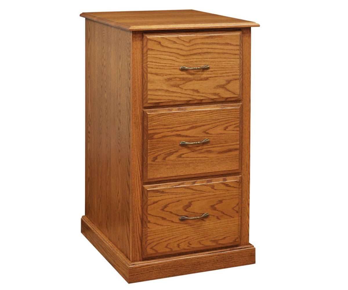hand-rubbed finish hardwood Three-drawer Solid Wood Vertical File Cabinet Assortment, Three-drawer Solid Wood Vertical File Cabinet Assortment in a showroom vignette setting highlighting Three-drawer Solid Wood Vertical File Cabinet Assortment (thumbnail 3 of 8).