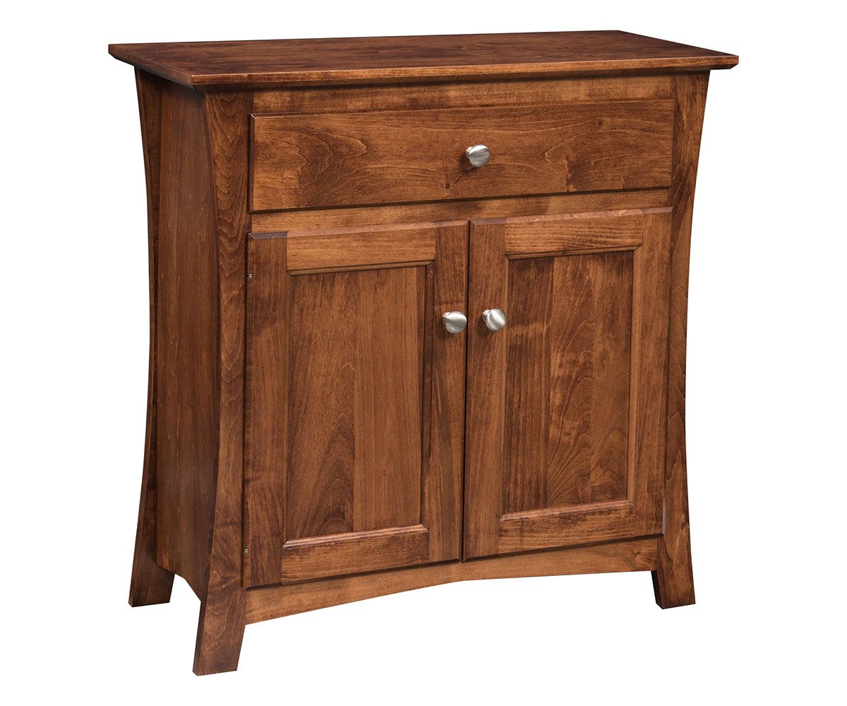 Mission Style 1-drawer 2-door Accent Cabinet