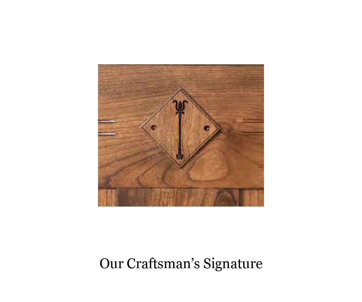 hand-rubbed finish hardwood Craftsman Style Phone Stand With Drawer And Shelves, Craftsman Style Phone Stand With Drawer And Shelves in a showroom vignette setting highlighting Craftsman Style Phone Stand With Drawer And Shelves (thumbnail 4 of 4).