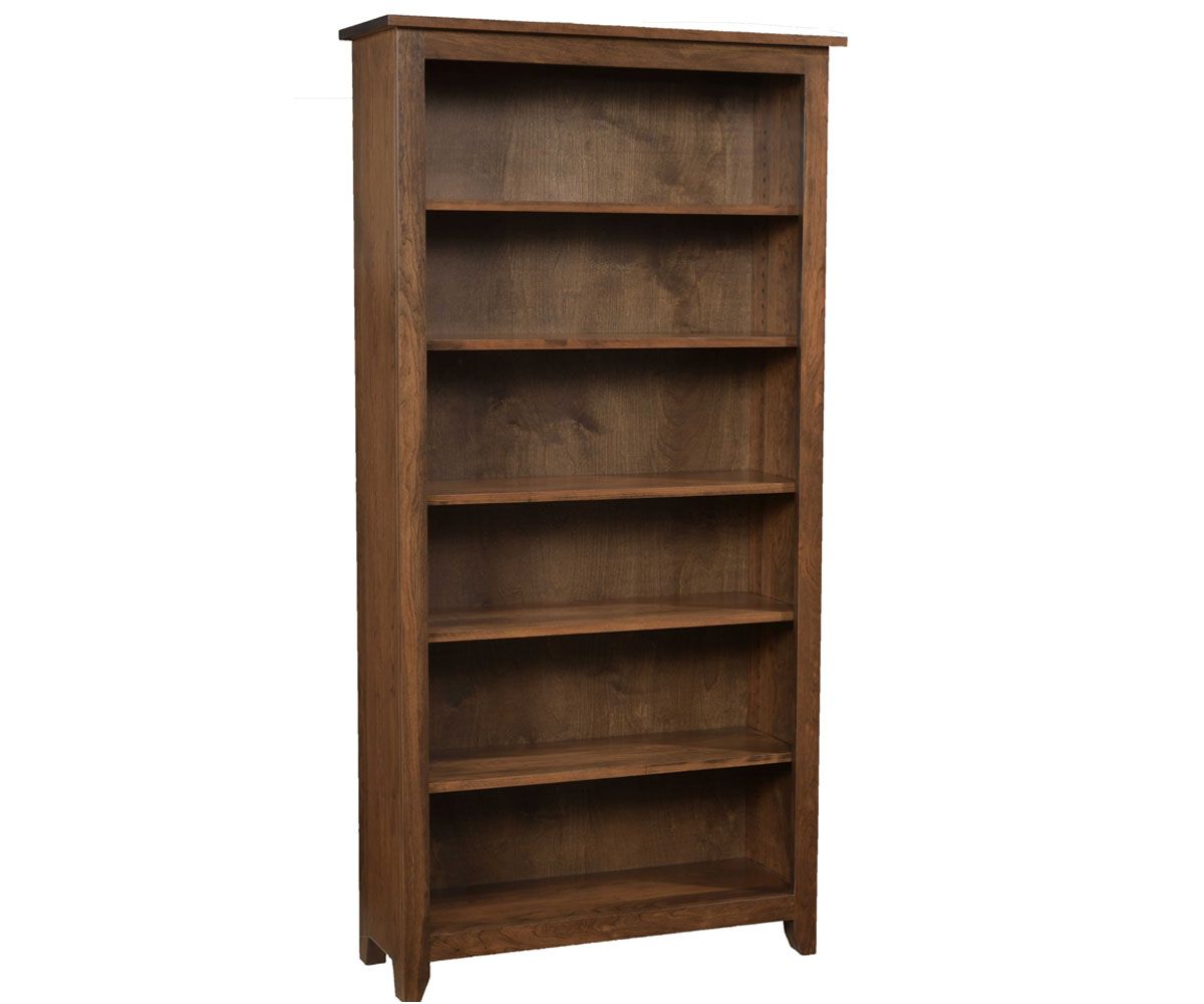 Modern Mission Open Bookcase With Adjustable Shelves