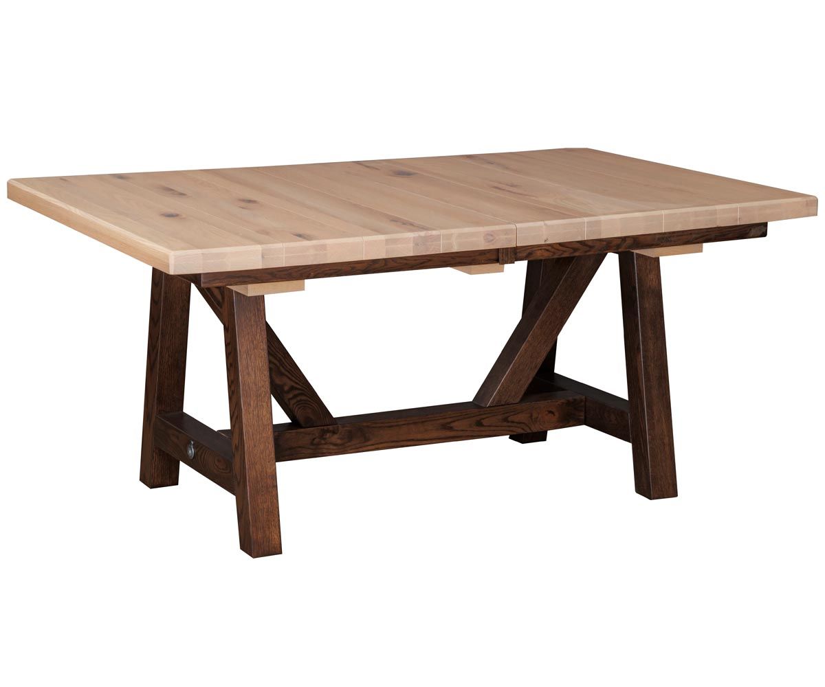 Farmstead Extendable Dining Table With Trestle Base