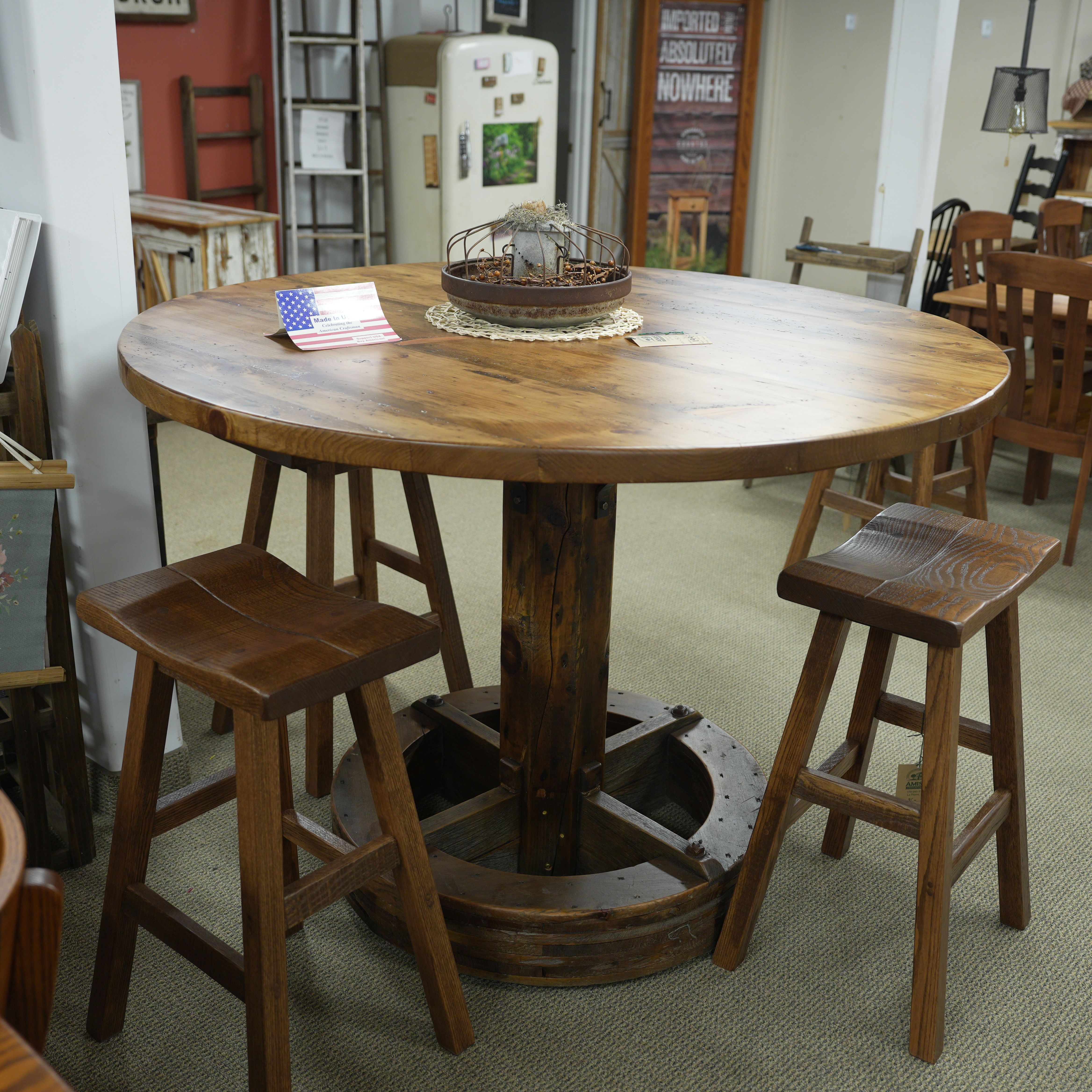 Wheelhouse Round Pub Table