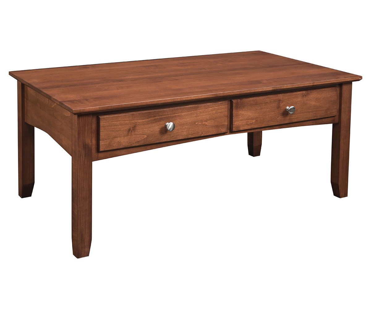 Two-drawer Rectangular Coffee Table