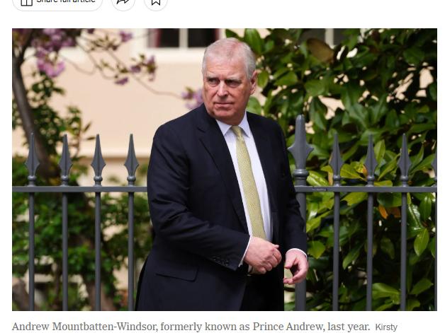 Why China Thinks Prince Andrew Was Arrested