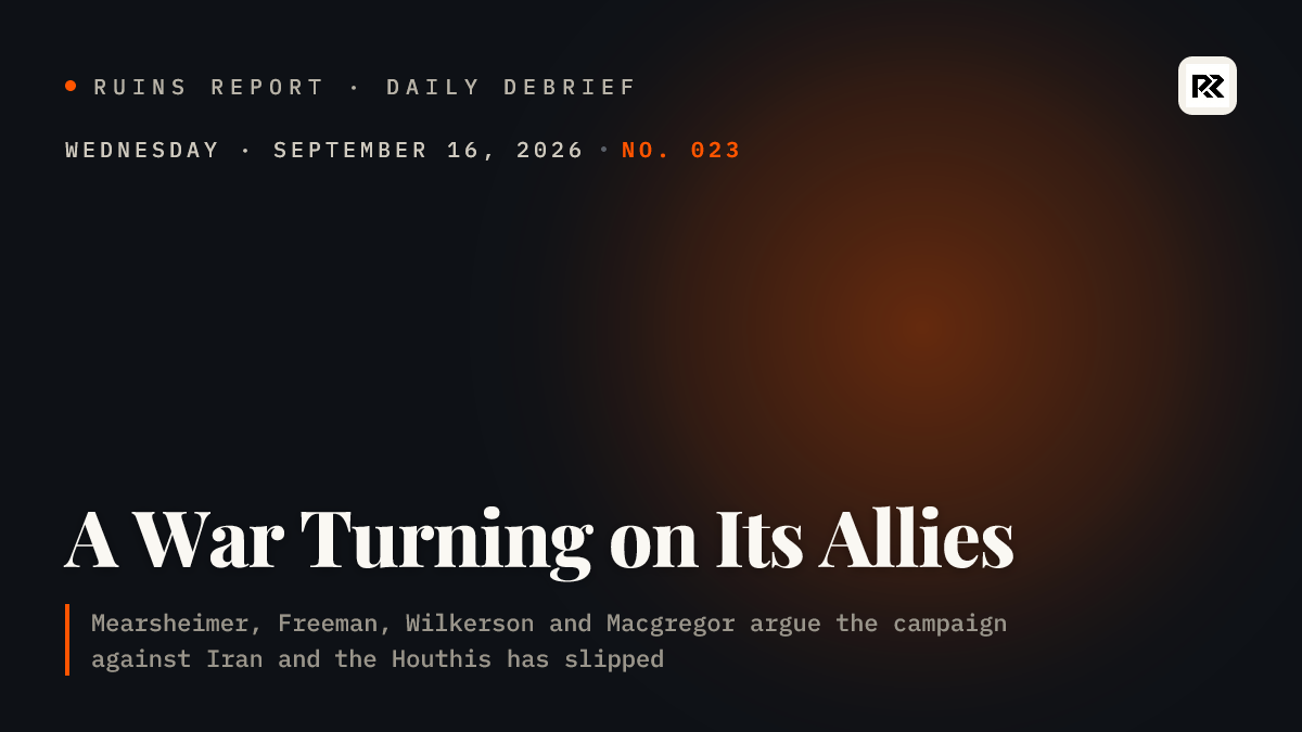 The War That Turned on Its Sponsors