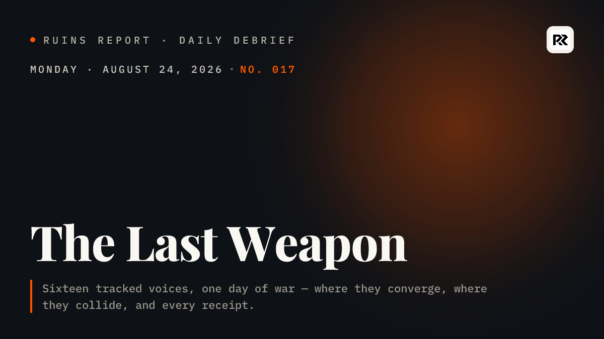 Washington reaches for the last weapon. The pack says it misfires.