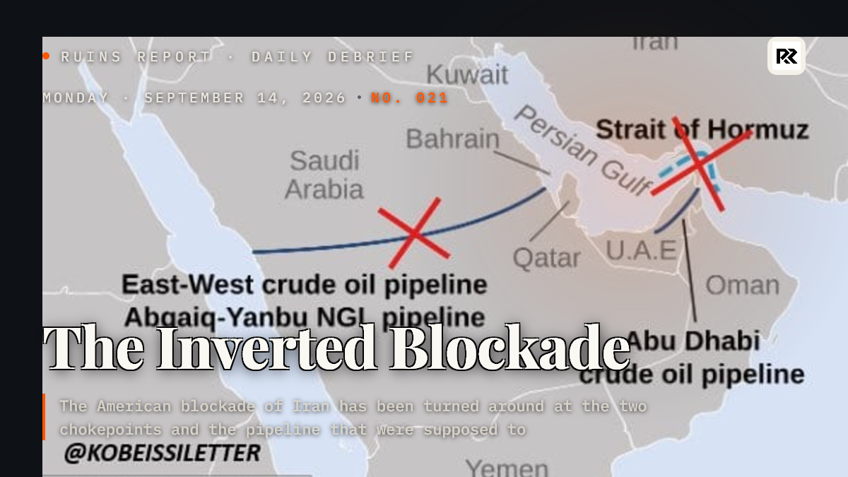 Who Is Blockading Whom