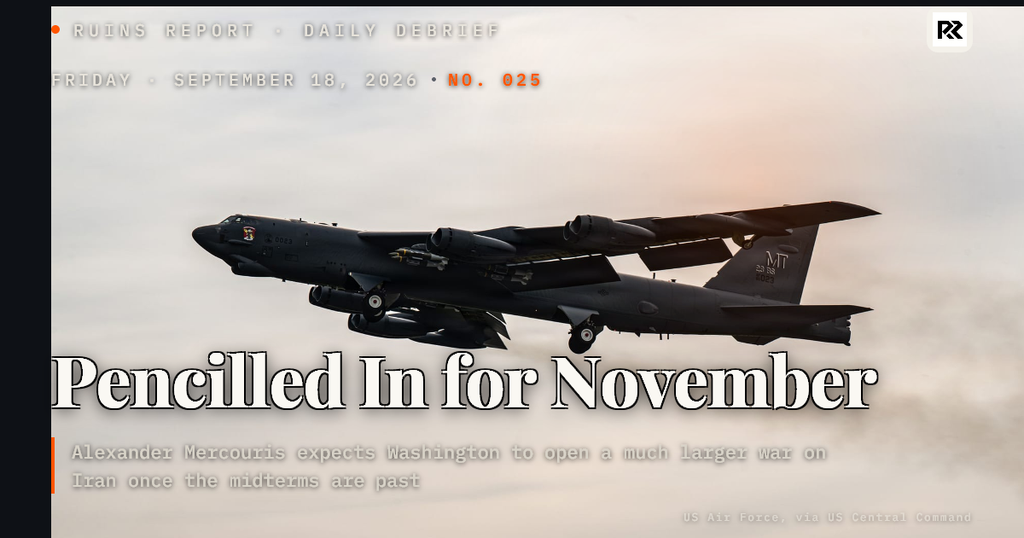 The War Pencilled In for November