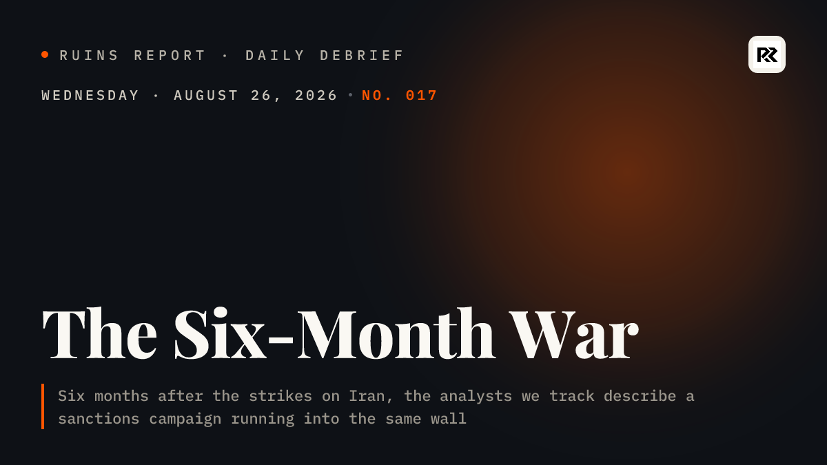 The Iran War Washington Can't End