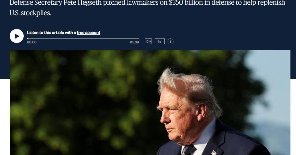 Trump Wants Car Giants to Make Missiles. Is America Quietly Preparing for a Bigger War Economy?
