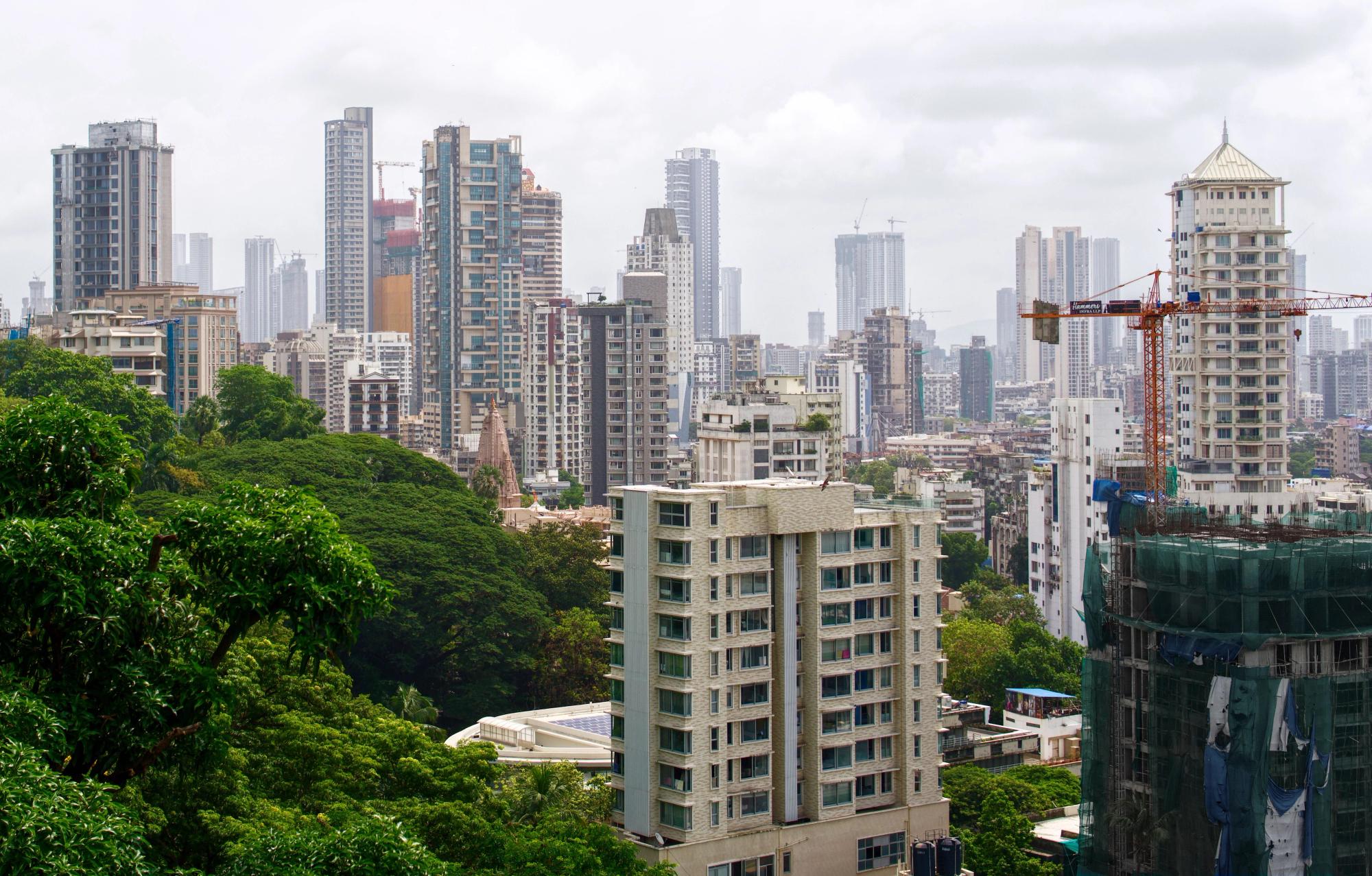 Modern residential building or house under construction