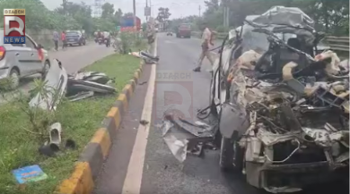 जमशेदपुर सड़क हादसे में मंत्री दीपिका पांडेय सिंह की बेटी की मौत