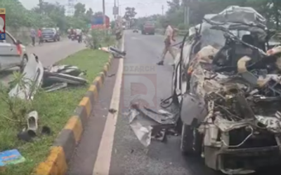 जमशेदपुर सड़क हादसे में मंत्री दीपिका पांडेय सिंह की बेटी की मौत