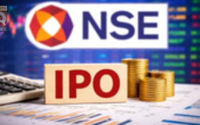 NSE IPO Listing के दौरान शेयर बाजार में NSE के शेयर की तेजी दिखाती प्रतीकात्मक तस्वीर।