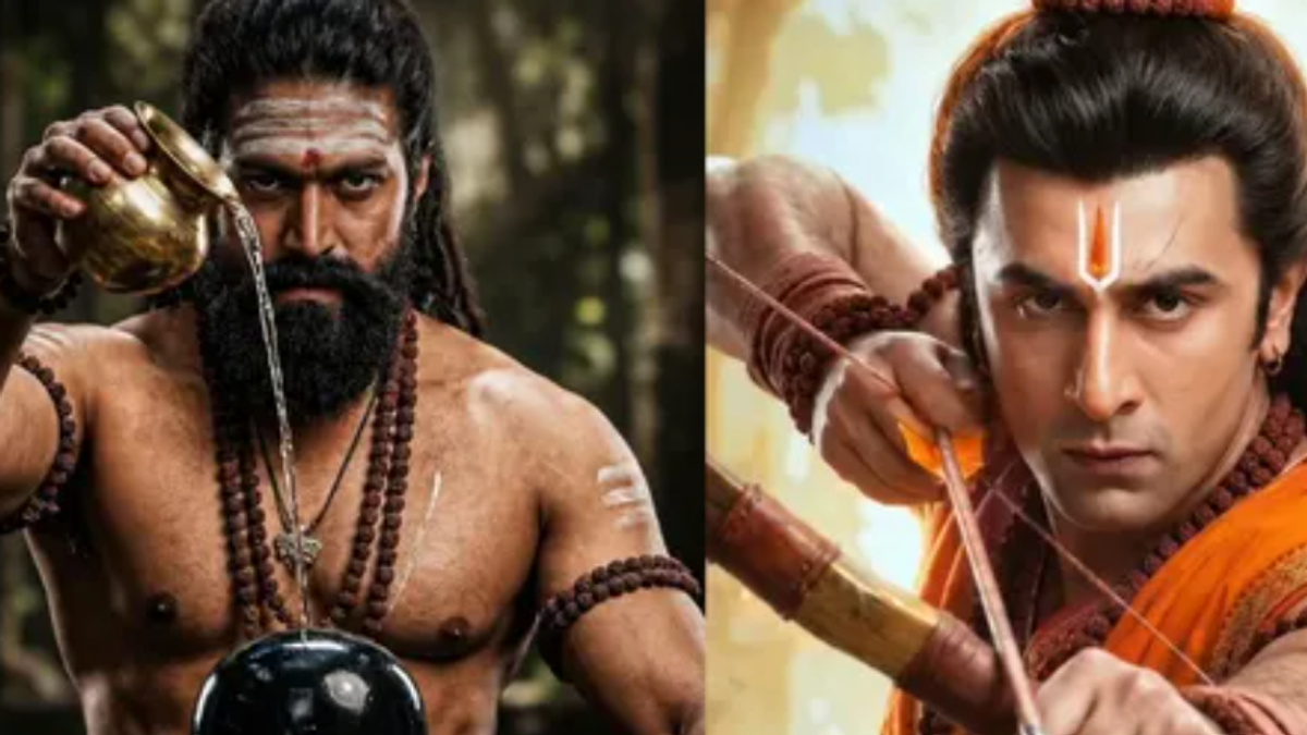 रामायण फिल्म के कथित लीक वीडियो में भगवान श्रीराम के किरदार में रणबीर कपूर का युद्ध दृश्य।
