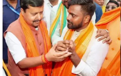 बिहार की पांच प्रमुख घटनाओं की तस्वीरें, जिनमें बांकीपुर उपचुनाव, शिक्षा मंत्री का स्कूल निरीक्षण और मुख्यमंत्री का सहयोग कार्यक्रम शामिल है।