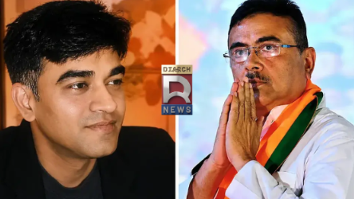 चंद्रनाथ रथ हत्याकांड में शुभेंदु अधिकारी के बयान और सीबीआई जांच का प्रतीकात्मक दृश्य।