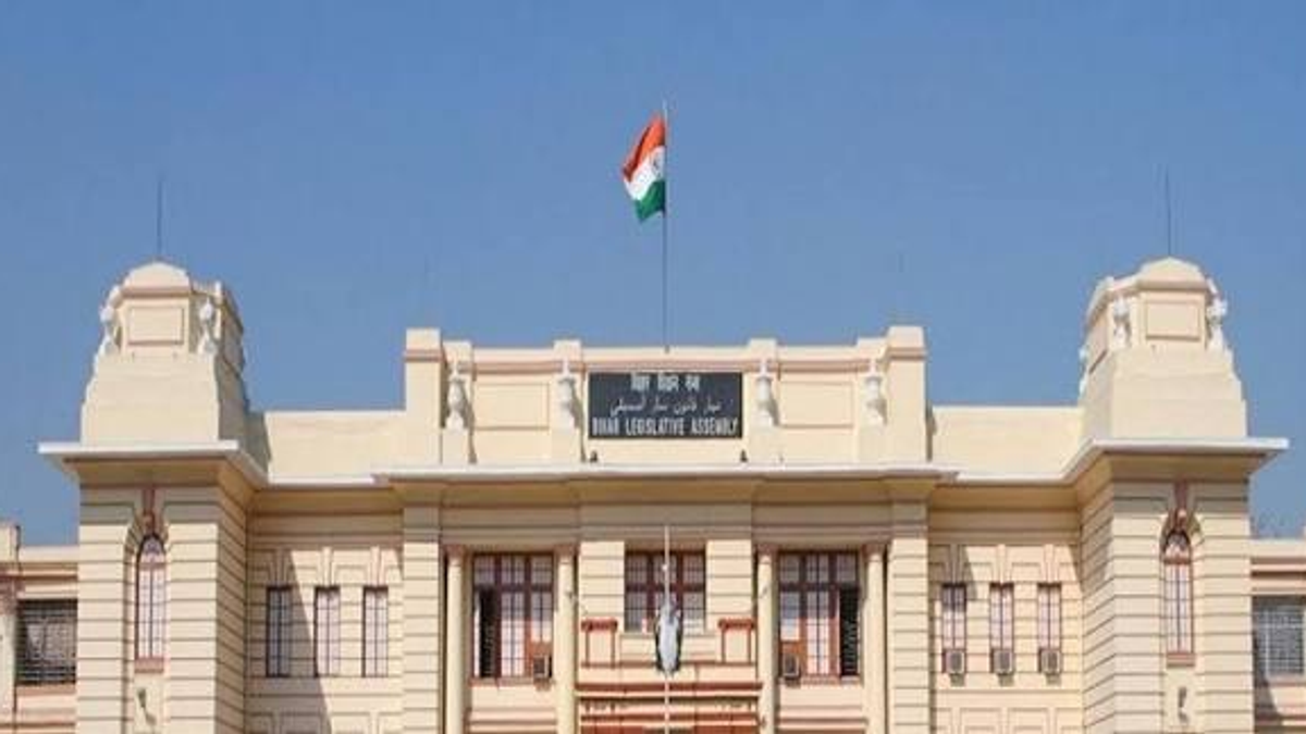 पटना स्थित बिहार विधानसभा में मॉनसून सत्र के दौरान सदन की कार्यवाही का सांकेतिक दृश्य।