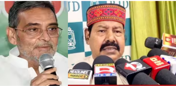 Bhai Virendra Yadav statement on Upendra Kushwaha RLM rebellion