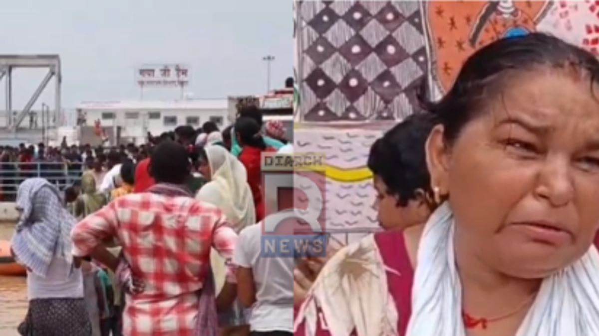 गयाजी के फल्गु नदी रबर डैम के पास युवक के डूबने के बाद एसडीआरएफ का राहत-बचाव अभियान।