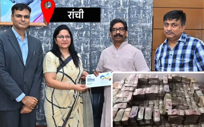 आईएएस पूजा सिंघल की सचिव पद पर वापसी को लेकर झारखंड में राजनीतिक विवाद।