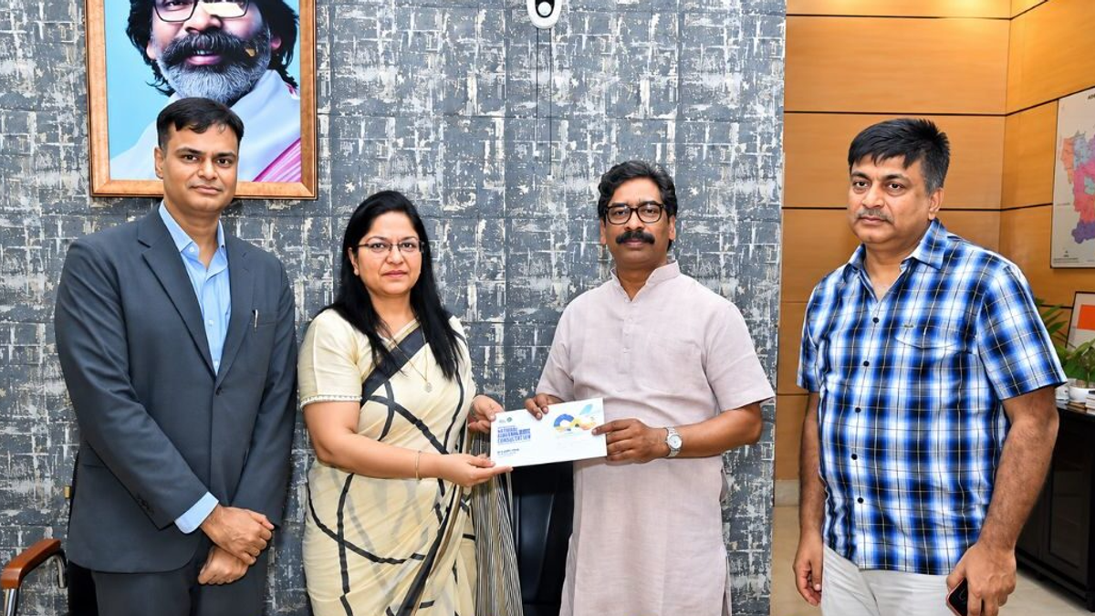 नई दिल्ली में आयोजित होने वाले झारखंड सरकार के नेशनल स्टेकहोल्डर्स कंसल्टेशन कार्यक्रम का प्रतीकात्मक दृश्य।