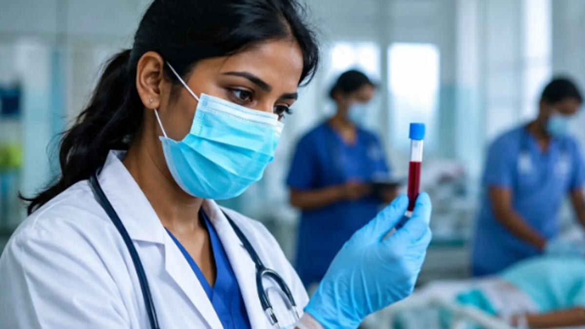 झारखंड में Swine Flu अलर्ट के बीच अस्पताल में मरीजों की जांच और स्वास्थ्यकर्मियों की निगरानी