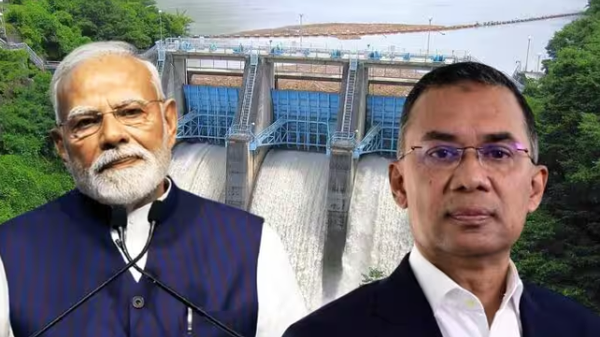 गंगा नदी और भारत-बांग्लादेश के बीच गंगा जल संधि को दर्शाती प्रतीकात्मक तस्वीर