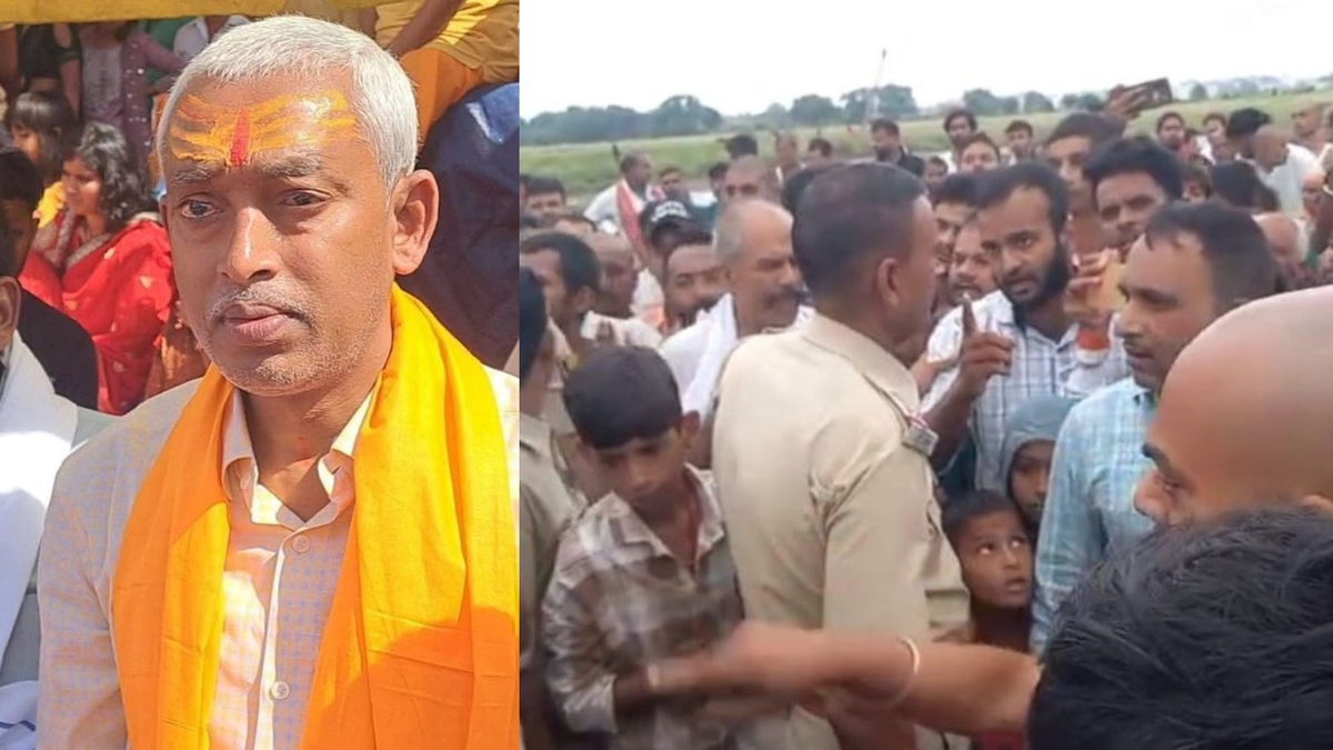 बिहटा के राघोपुर गांव में पूर्व मुखिया संजय यादव की मौत के बाद घटनास्थल पर जुटी पुलिस और ग्रामीण।