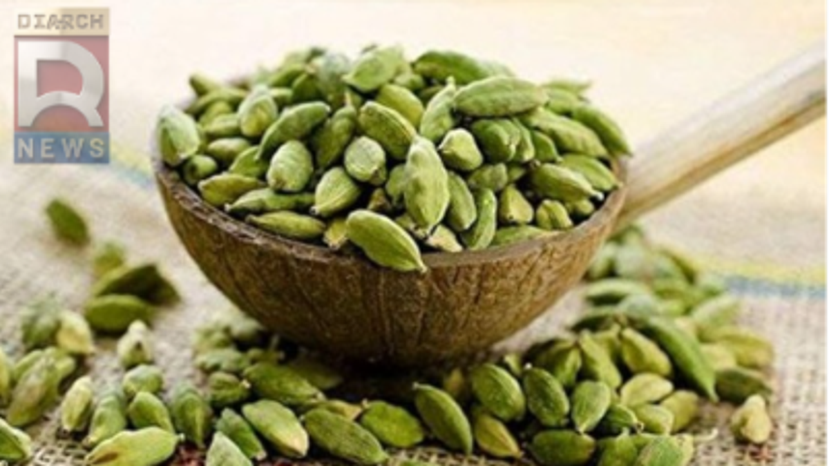 जेब या पर्स में रखी 2-3 हरी इलायची और धन-सौभाग्य से जुड़ी ज्योतिषीय मान्यताओं का प्रतीकात्मक दृश्य।