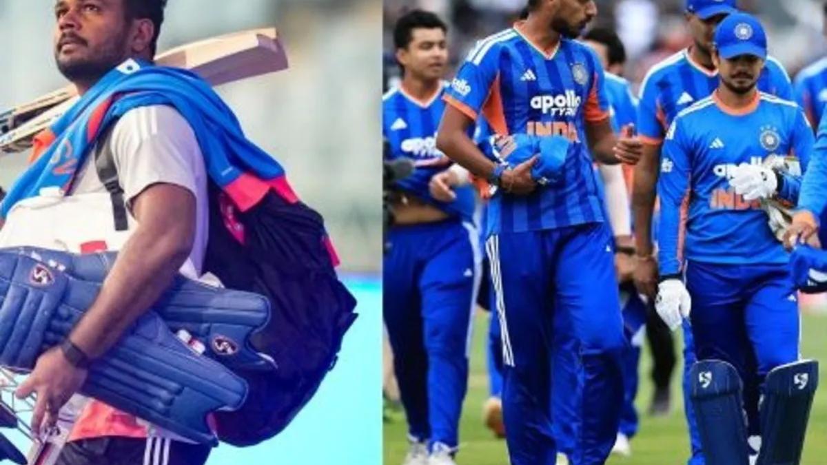जिम्बाब्वे टी20 सीरीज के लिए घोषित भारतीय टीम के संदर्भ में संजू सैमसन और वैभव सूर्यवंशी की सांकेतिक तस्वीर।