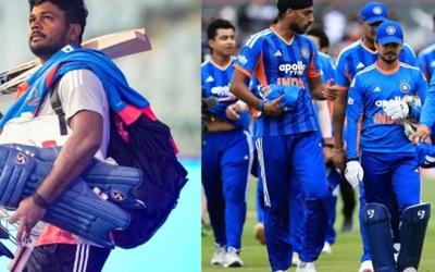 जिम्बाब्वे टी20 सीरीज के लिए घोषित भारतीय टीम के संदर्भ में संजू सैमसन और वैभव सूर्यवंशी की सांकेतिक तस्वीर।