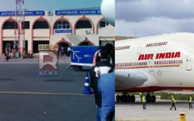 पटना एयरपोर्ट पर Air India विमान की बर्ड हिट घटना के बाद जांच का प्रतीकात्मक दृश्य