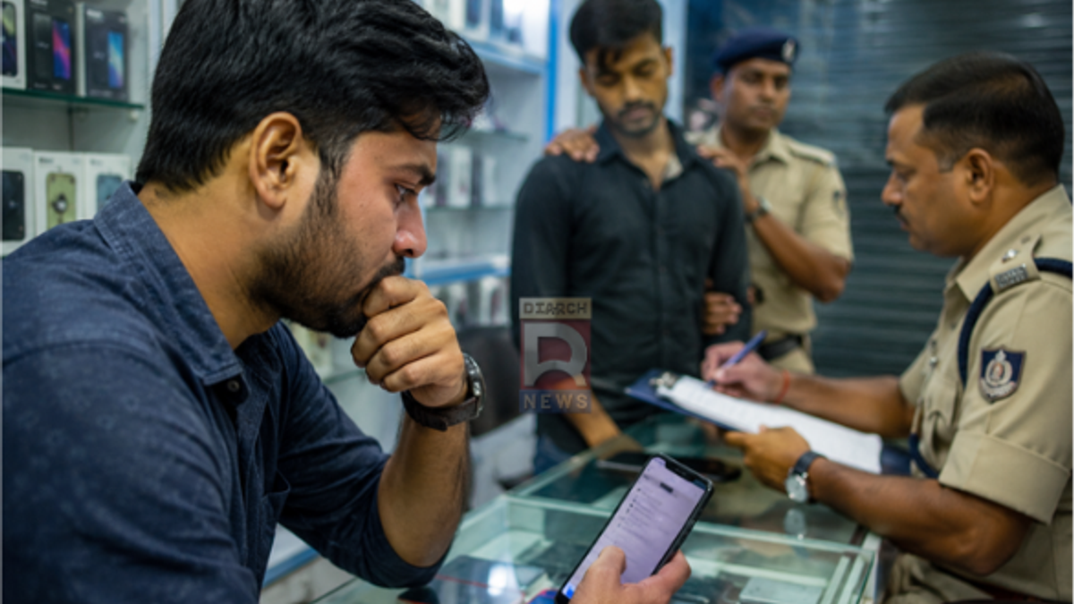बोकारो में संदिग्ध ऑनलाइन ट्रांजैक्शन के बाद बैंक खाता फ्रीज होने के मामले की जांच करती पुलिस।