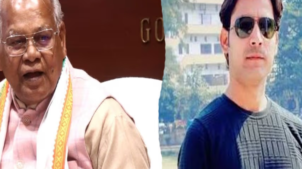 बिहार के भोजपुर जिले में भरत भूषण तिवारी एनकाउंटर को लेकर बढ़ते सियासी विवाद की स्थिति, पुलिस कार्रवाई पर बयान देते केंद्रीय मंत्री जीतन राम मांझी और जांच प्रक्रिया का दृश्य प्रतिनिधित्व।