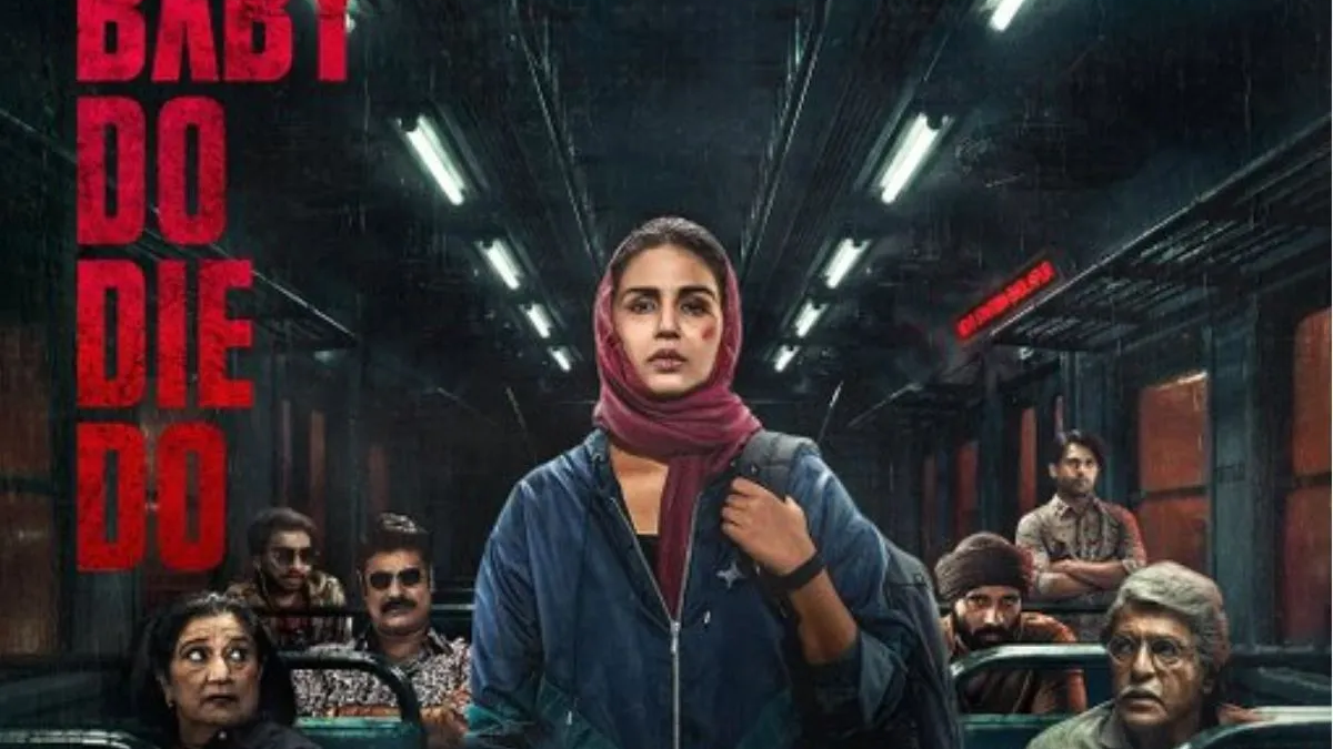हुमा कुरैशी की फिल्म 'Baby Do Die Do' का पोस्टर, जिसने रिलीज के दूसरे दिन बॉक्स ऑफिस पर 65 लाख रुपये की कमाई की।