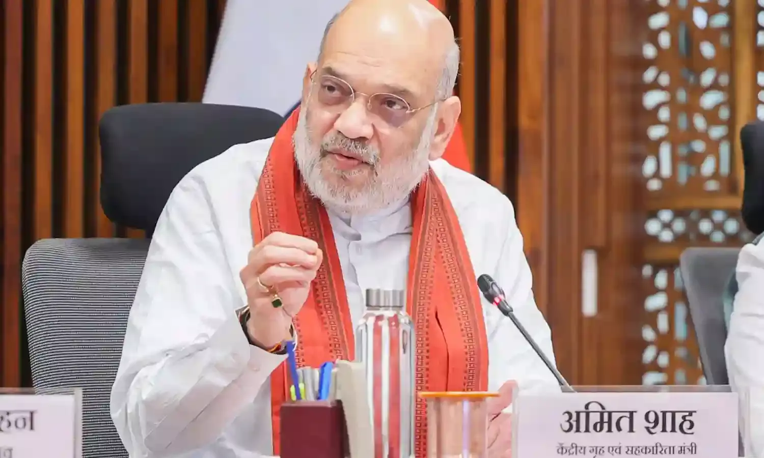 नई दिल्ली में सहकारिता मंत्रालय के 5वें स्थापना दिवस समारोह में शामिल केंद्रीय मंत्री अमित शाह।