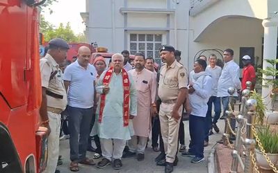 गया सर्किट हाउस में एसी ब्लास्ट के बाद कमरे में लगी आग की घटना