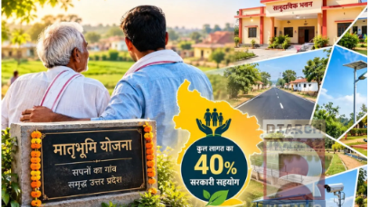 मातृभूमि योजना के तहत गांव में विकास कार्य कराते ग्रामीणों की प्रतीकात्मक तस्वीर