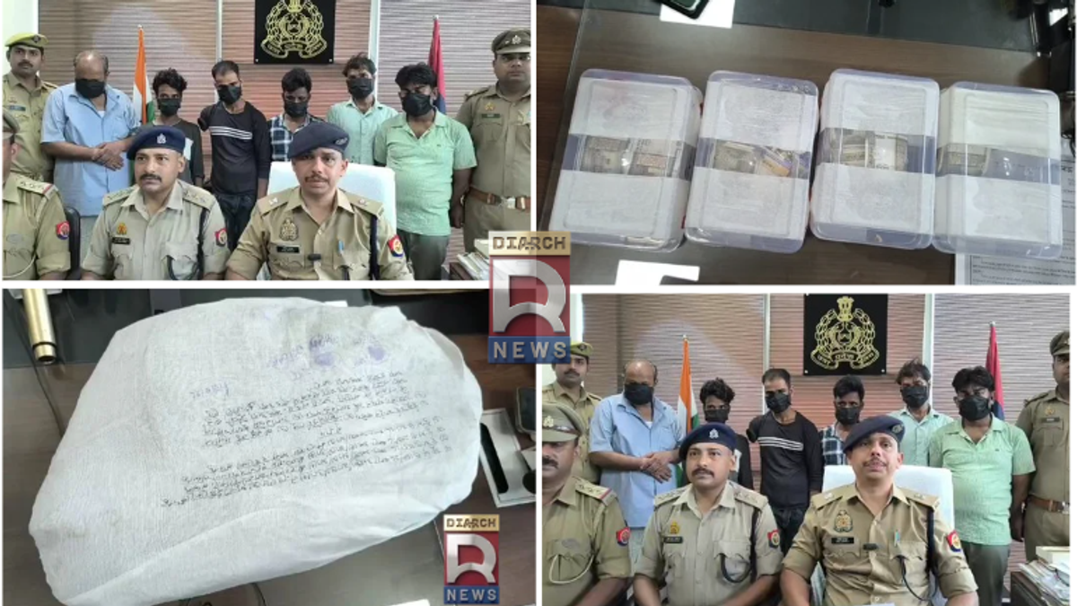 लखनऊ में बंद मकानों में चोरी करने वाले गिरोह की गिरफ्तारी के बाद पुलिस द्वारा बरामद सामान