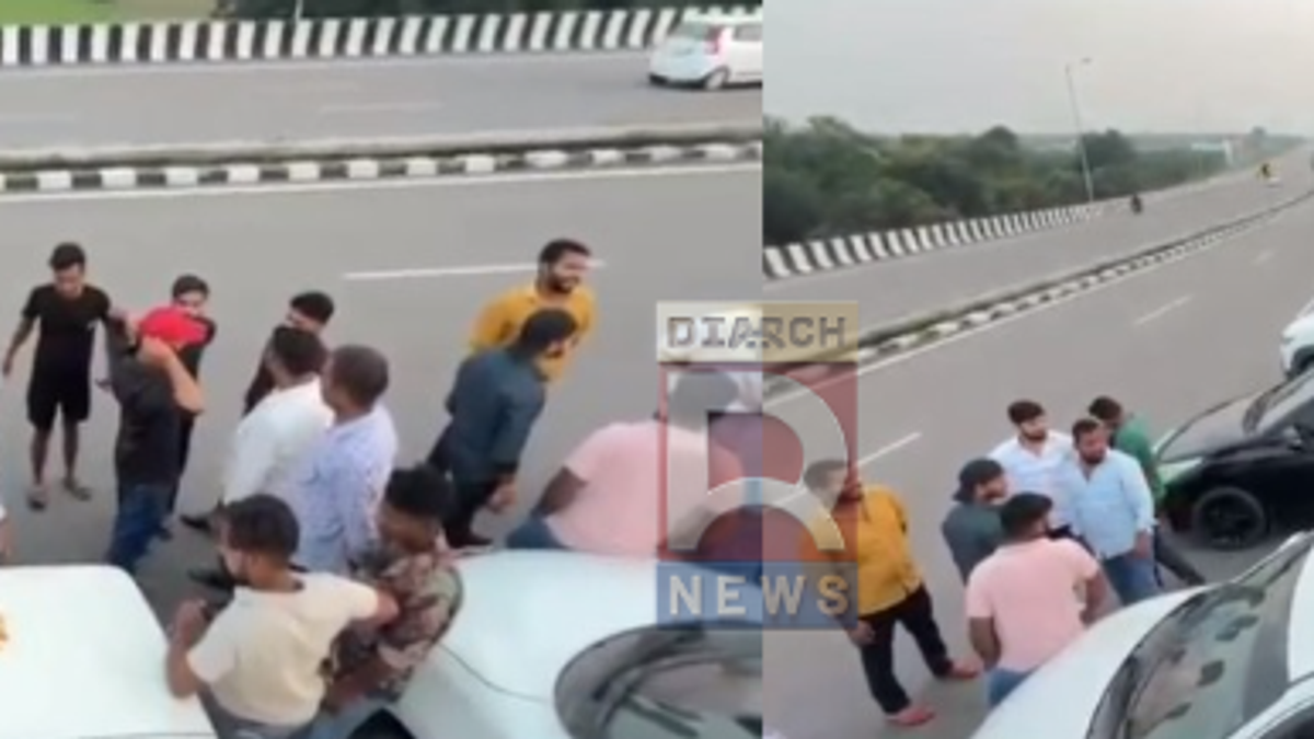 लखनऊ के पारा में अवैध डेयरियों पर कार्रवाई के दौरान पुलिस और नगर निगम की टीम