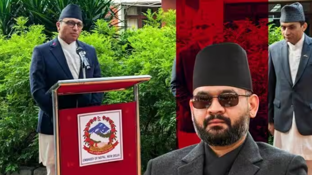 नेपाल के वित्त मंत्री स्वर्णिम वागले और भारत के विदेश मंत्री एस जयशंकर की मुलाकात