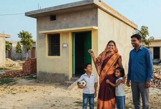प्रधानमंत्री आवास योजना के तहत बिहार के गरीब परिवारों के लिए पक्का मकान