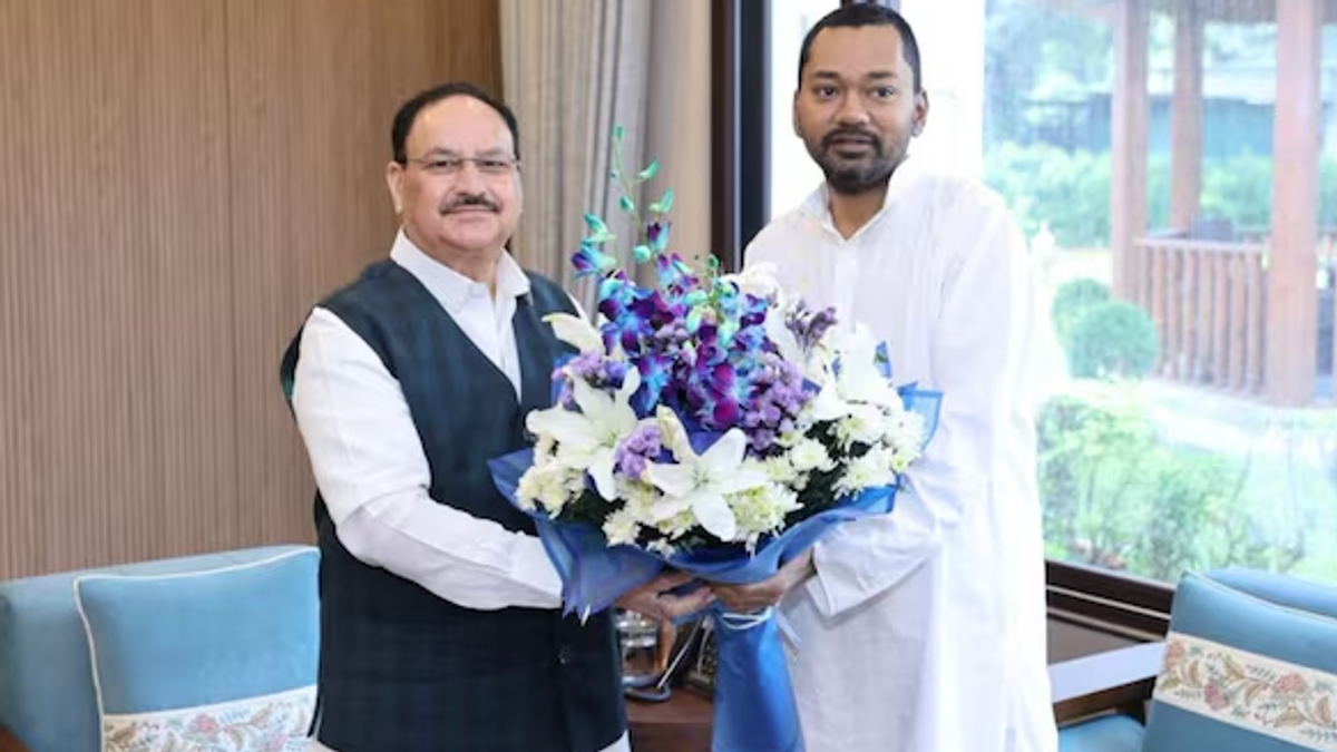 बिहार के स्वास्थ्य मंत्री निशांत कुमार ने नई दिल्ली में केंद्रीय स्वास्थ्य मंत्री जेपी नड्डा से मुलाकात की