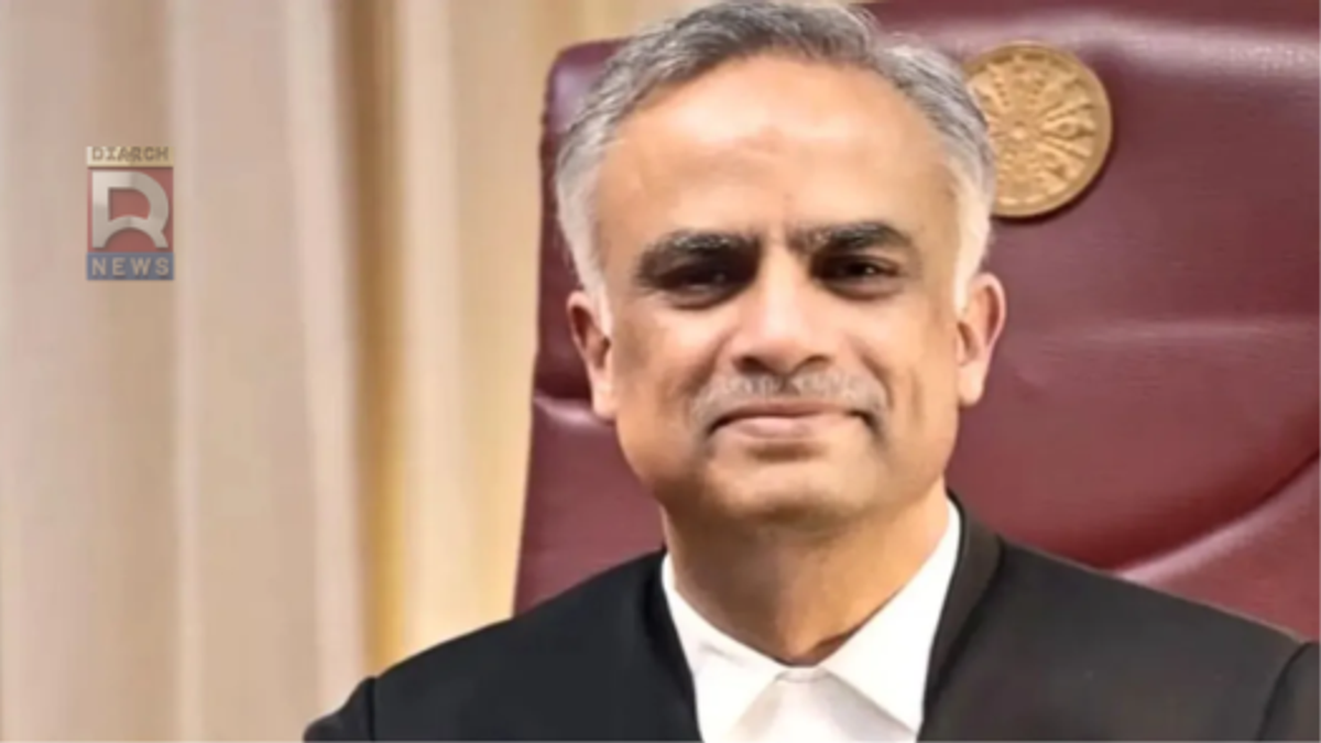 जस्टिस वी. कामेश्वर राव के पटना हाईकोर्ट के नए मुख्य न्यायाधीश नियुक्त होने का प्रतीकात्मक दृश्य।