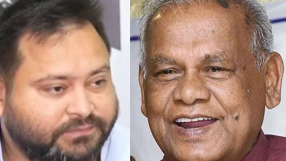 दशरथ मांझी की पुण्यतिथि कार्यक्रम में तेजस्वी यादव और केंद्रीय मंत्री जीतन राम मांझी