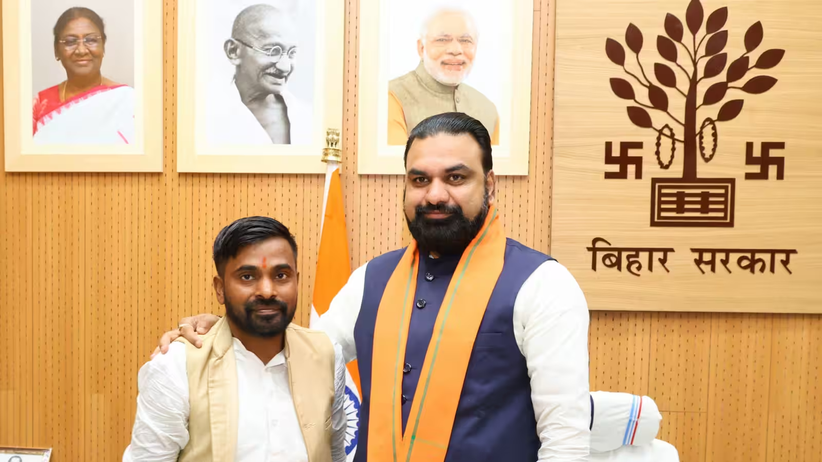 बांकीपुर उपचुनाव के बीजेपी उम्मीदवार नीरज सिन्हा, जिनके बायोडाटा में कथित गलती को लेकर राजनीतिक विवाद खड़ा हो गया।