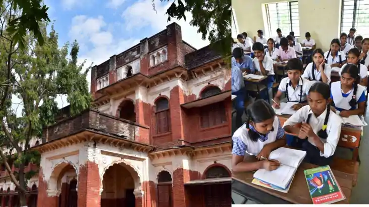पटना के मॉडल स्कूल और पटना साइंस कॉलेज के दौरे के दौरान मुख्यमंत्री सम्राट चौधरी से जुड़ी प्रतीकात्मक तस्वीर।