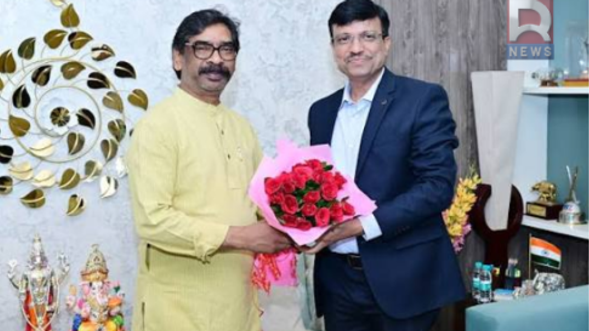 मुख्यमंत्री हेमंत सोरेन से टाटा स्टील अधिकारी की शिष्टाचार मुलाकात